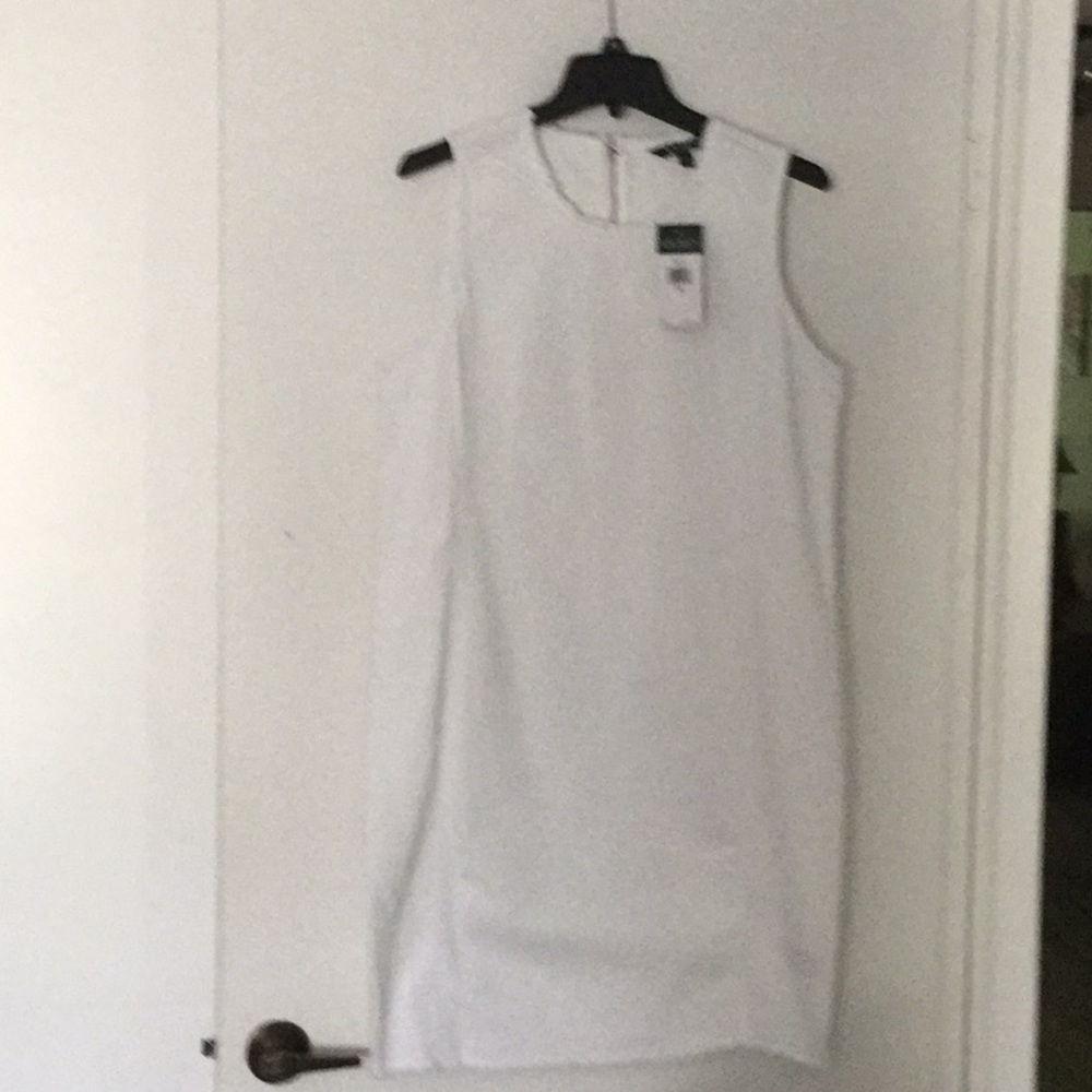 White Denim Dress